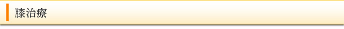 膝治療
